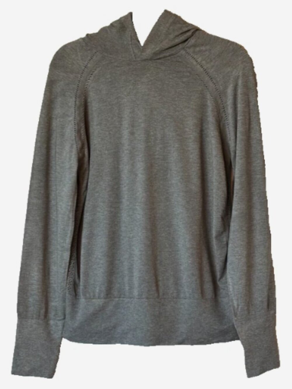 Fabletics Anna Seamless Hoodie XL Gray Athletic Top NWT